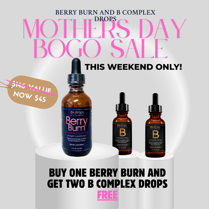 BUY ONE BERRY BURN GET TWO B COMPLEX DROPS FREE